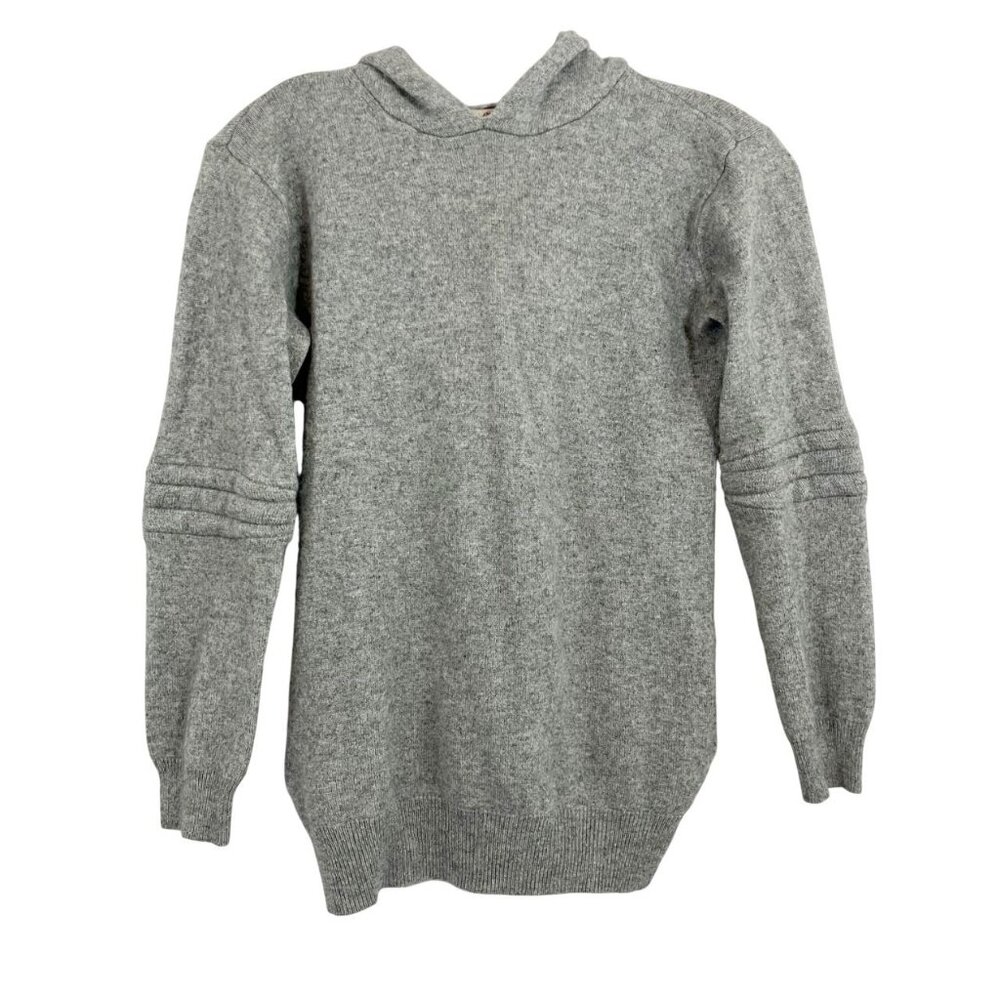 Stella McCartney x Gap Kids Gray Cashmere Silk Hoodie Sweater - Size Large
